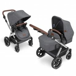 Flash Sale 👏 ABC Design Puppenwagen Migno - ab 3 Jahre - Diamond Edition - Asphalt 😍