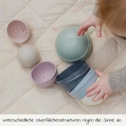 Hot Sale ✔️ Bibs Stapelturm - Pastel Rainbow ✔️ -Toys for Toddlers (12+ m) Shop bibs stapelturm pastel rainbow 4100100 d2