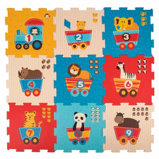 Deals ✔️ Bieco Puzzlematte 18-tlg. - Tierzug 💯 1 Deals ✔️ Bieco Puzzlematte 18-tlg. - Tierzug 💯