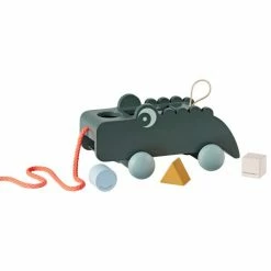 Brand new ⭐ Done by Deer Sortierspiel & Ziehtier - Croco - Grün 🛒