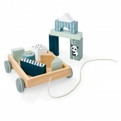 Top 10 🎁 Eichhorn Bauwagen mit 11 Bausteinen aus Holz - Panda 🎉