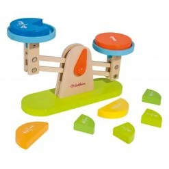 New 💯 Eichhorn Holzwaage mit 9 Gewichten 🎉