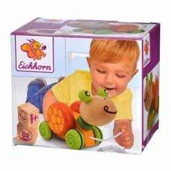 Budget 🛒 Eichhorn Nachziehtier - Schildkröte ⌛ -Toys for Toddlers (12+ m) Shop eichhorn nachziehtier schildkrote 100005553 d5