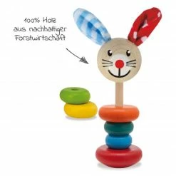 Deals 💯 Eichhorn Steckfigur Ringe - Hase ✔️ -Toys for Toddlers (12+ m) Shop eichhorn steckfigur ringe hase 100017019 d2