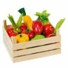 Discount 🥰 Goki Holzkiste mit 10-tlg. Obst-Sortiment 👏