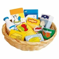 Deals 🧨 Goki Korb mit Kaufladenartikeln 10-teilig 👍