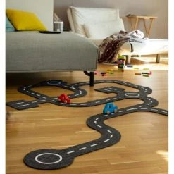 Cheap 🌟 Goki Spielstraße aus Filz mit 2 Holz-Fahrzeugen 😀 -Toys for Toddlers (12+ m) Shop goki spielstrasse aus filz mit 2 holz fahrzeugen 53812 d3