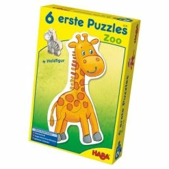 Best Pirce 💯 Haba 6 erste Puzzles Zoo mit Spielfigur - 20 Teile 🤩