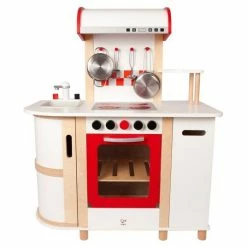 Flash Sale 😍 Hape Wooden play kitchen Kitchen dream incl. 4-piece accessories ✔️
