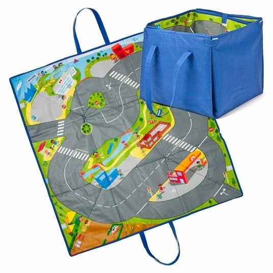 Cheap π Miniland Spielteppich und Aufbewahrungs-Box 2 in 1 Minimobil Traffic 100 x 100 cm π 1 Cheap π Miniland Spielteppich und Aufbewahrungs-Box 2 in 1 Minimobil Traffic 100 x 100 cm π