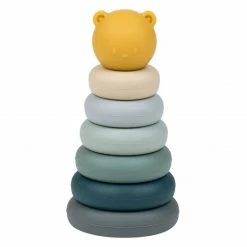 Wholesale 🥰 Nattou Stapelturm 7-tlg. aus Silikon - Green ✨