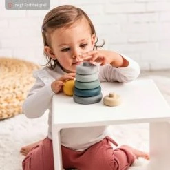 Cheap 🤩 Nattou Stapelturm 7-tlg. aus Silikon - Pink ✔️ -Toys for Toddlers (12+ m) Shop nattou stapelturm 7 tlg aus silikon pink 876841 d2